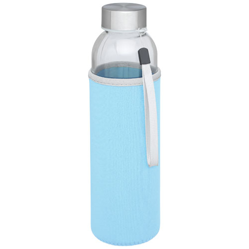 Bouteille sport personnalisable en verre 500 ml Bodhi Bleu clair
